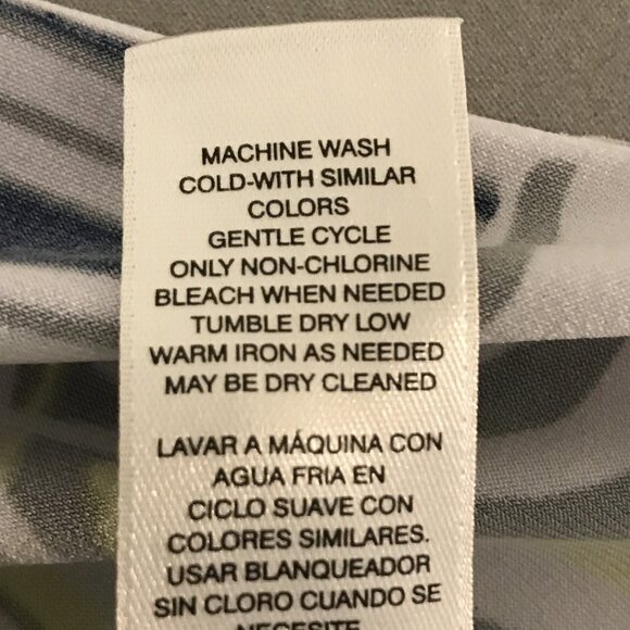 Easy Wear By Chico's Women's 1 Yellow Short Sleeve Dress - Picture 9 of 9